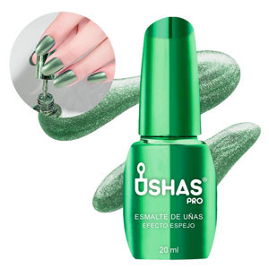 Imagen de Esmalte de uñas Ushas Efecto espejo Tono Verde