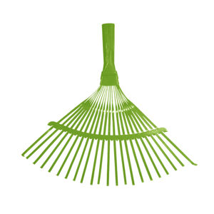 Imagen de Rastrillo de metal para jardín 22 dientes