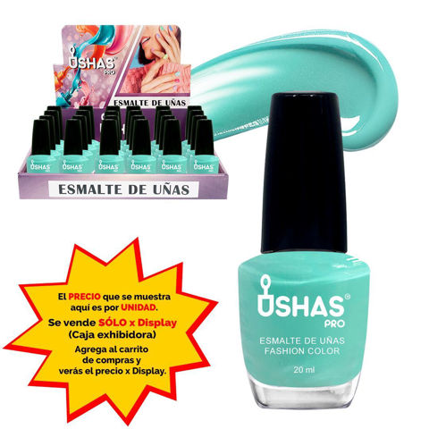 Imagen de Esmalte de uñas Ushas-verde turquesa 129#