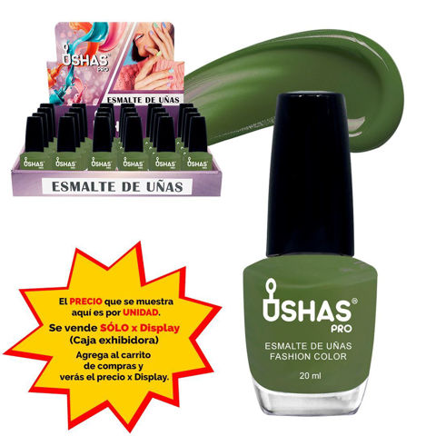 Imagen de Esmalte de uñas Ushas-verde militar 178#