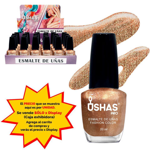 Imagen de Esmalte de uñas Ushas nacarado-beige 055#