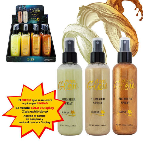 Imagen de Maquillaje brillante en spray  ushas