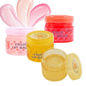 Imagen de Brillo bálsamo labial con gusto frutal en frasco Ushas