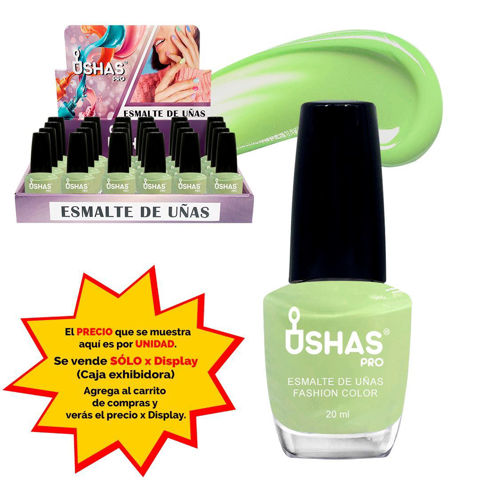 Imagen de Esmalte de uñas Ushas-verde limon 128#