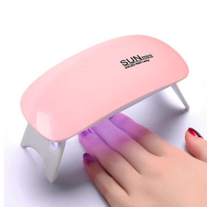 Imagen de Mini lámpara UV para uñas 6 luces led  Secador uñas