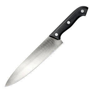 Imagen de Cuchillo mango negro hoja 13"