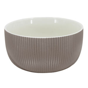 Imagen de Bowl de ceramica tonos tierra exterior-redondo