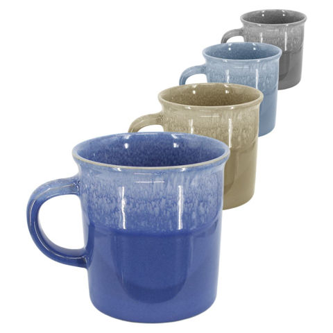 Imagen de Taza ceramica-bicolor vidriada