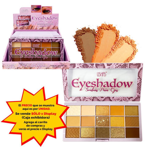 Imagen de Petaca sombras Ushas - 15 tonos -ES4224-02