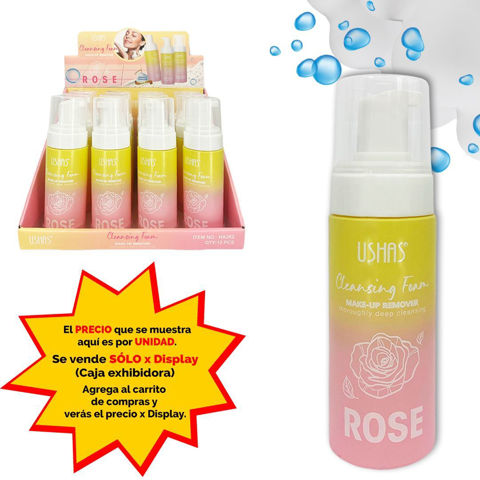 Imagen de Espuma de limpieza Ushas Rose - HA262