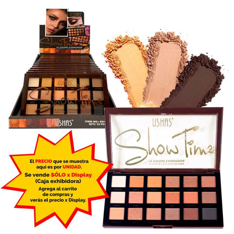 Imagen de Petaca de sombras Ushas - 18 tonos- ES4195-02