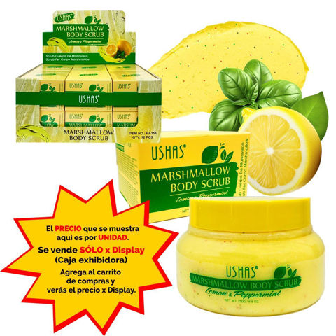 Imagen de Exfoliante corporal Ushas -limon-menta-HA353