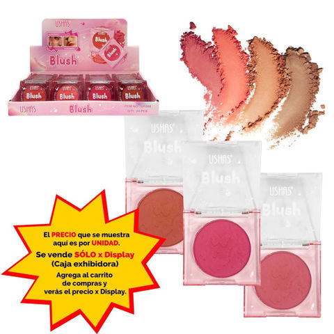 Imagen de Rubor Ushas 4 tonos individuales-