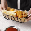 Imagen de Canasto metal para servir papas fritas , copetín