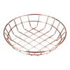 Imagen de Canasto en metal redondo rejilla para mesa-