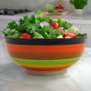Imagen de Compotera bowl decorada diseño A Rayas 800ml