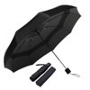 Imagen de Paraguas plegable negro- Paraguas corto de cartera con funda