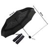 Imagen de Paraguas plegable negro- Paraguas corto de cartera con funda
