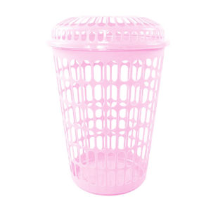 Imagen de Canasto calado plástico con tapa-redondo