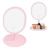 Imagen de Espejo led de mesa ovalado con pie USB