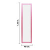 Imagen de Espejo de pie decoracion living dormitorio hogar rosado