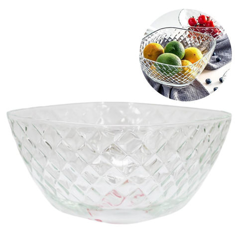 Imagen de Bowl de vidrio labrado