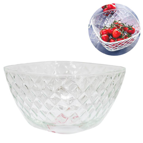 Imagen de Bowl de vidrio labrado