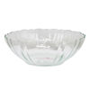 Imagen de Bowl de vidrio labrado con borde ondeado