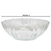 Imagen de Bowl de vidrio labrado con borde ondeado