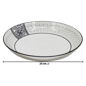 Imagen de Plato ceramica estampada 23cm