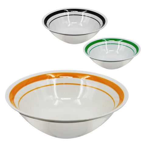 Imagen de Bowl cerámica borde a rayas