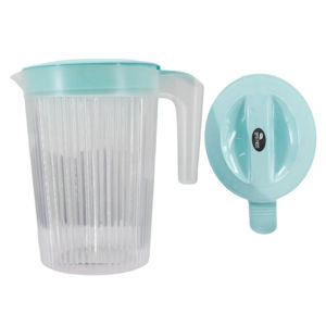 Imagen de Jarra plastica con tapa y asa- 2 colores-13X16X20cm-oval