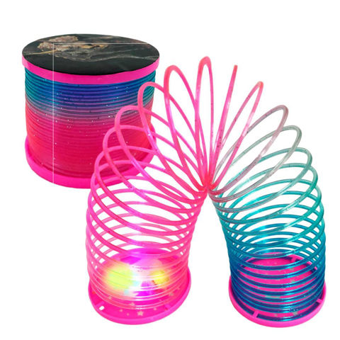 Imagen de Resorte arco iris de colores- en caja 6X6,50cm