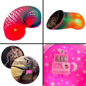 Imagen de Resorte arco iris de colores- en caja 6X6,50cm