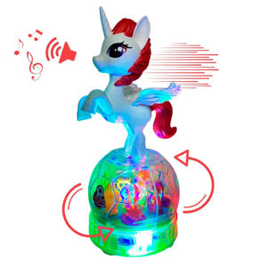 Imagen de Lámpara infantil giratoria Unicornio 29X11cm