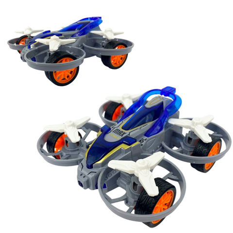 Imagen de Auto a friccion-4 helices- 12,5x11cm C/U