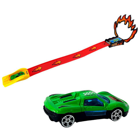 Imagen de Pista de carrera 73cm-auto con lanzador-28x18cm en caja