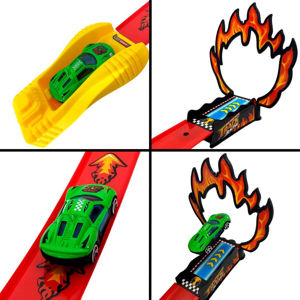 Imagen de Pista de carrera 73cm-auto con lanzador-28x18cm en caja