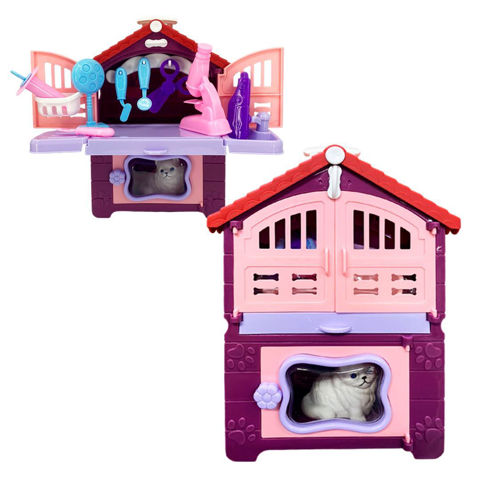 Imagen de Casita de muñecas con accesorios-16x10,5cm. C/U