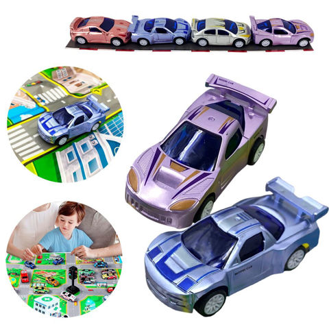 Imagen de Autos x 4 en tubo-29x5cm