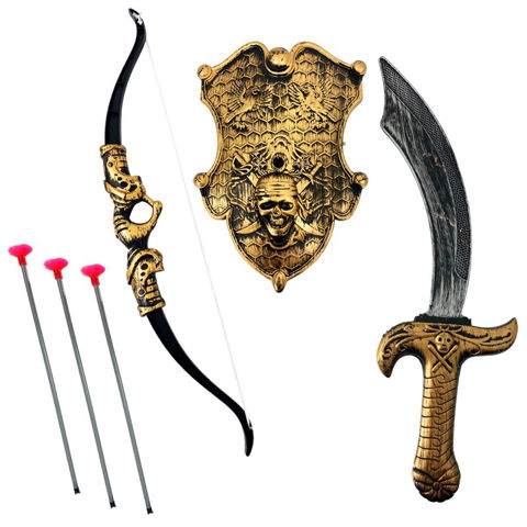 Imagen de Escudo con espada-arco y flechas-bolsa 45X16cm