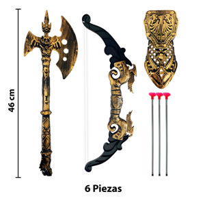 Imagen de Espada con arco-fechas y muñequera de proteccion-43X18cm