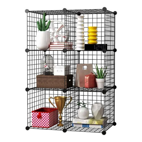 Imagen de Organizador de 6 cubos rejilla metal