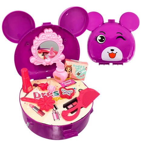 Imagen de Cartera conejo con set de maquillaje