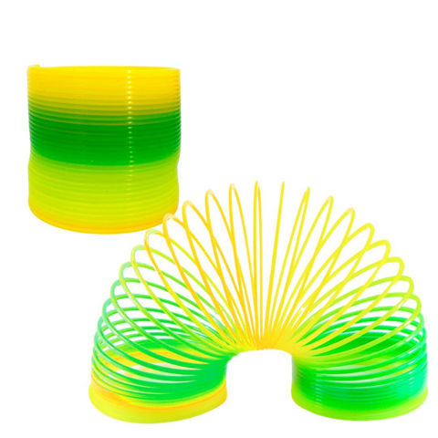 Imagen de Resorte arco iris de colores- en caja 6,50X6,50cm