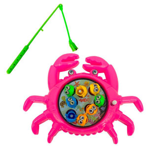 Imagen de Juego de pesca-Cangrejo- en blister 16X11cm-3 colores