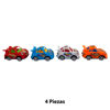 Imagen de Autos deportivos x 4 pc en burbuja-31x14cm.