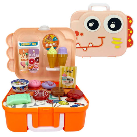 Imagen de Mochila dinosaurio-postre en casa-20x15cm.