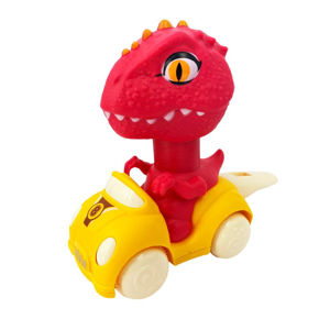 Imagen de Auto  C/U a friccion con dinosaurio -11x13cm.