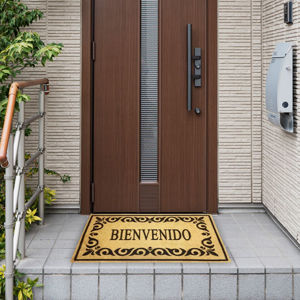 Imagen de Alfombra bienvenido 40X60cm. color arena